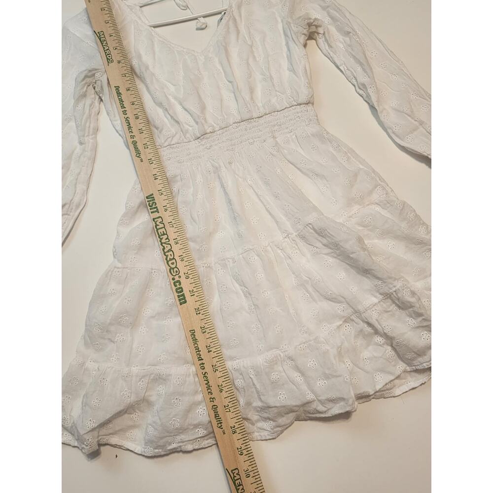 Hollister Women's White Fit & Flare Midi Dress, Small - Picture 8 of 8